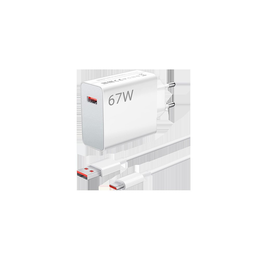 Xiaomi 67W USB-A Hyper Combo Adapter - White Xiaomi 67W USB-A Hyper Combo Adapter - White