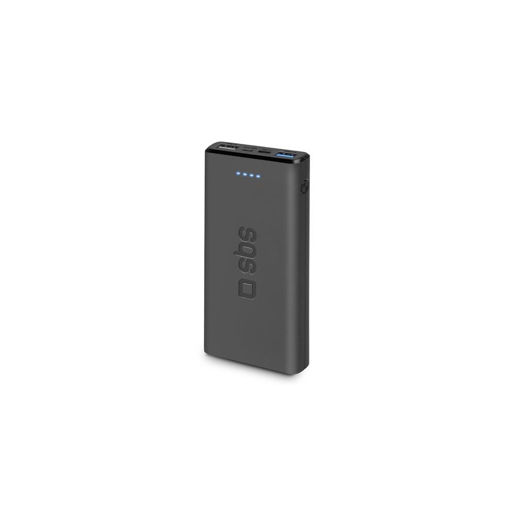SBS Power bank 10.000 mAh extra slim con porta USB 2.1A Intelligent Charge (IC) - (SBS TTBB10000FASTK batteria portatile Polimer SBS Power bank 10.000 mAh extra slim con porta USB 2.1A Intelligent Charge (IC) - (SBS TTBB10000FASTK batteria portatile Polimer
