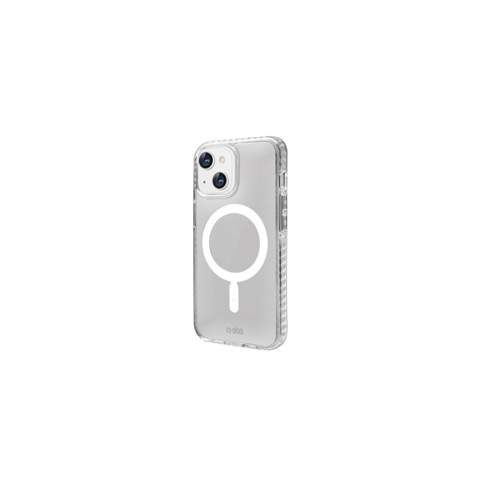 SBS Cover con aggancio magnetico compatibile con ricarica MagSafe per iPhone 14 - (SBS TEMAGCOVIP1461T custodia per cellulare 15 SBS Cover con aggancio magnetico compatibile con ricarica MagSafe per iPhone 14 - (SBS TEMAGCOVIP1461T custodia per cellulare 15
