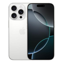 Apple iPhone 16 Pro 128GB Titanio Bianco - (Apple iPhone 16 Pro 16 cm (6.3") Doppia SIM iOS 18 5G USB tipo-C)