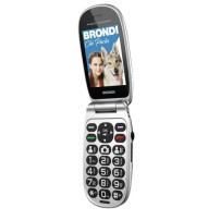 Brondi Amico Comfort 7,11 cm (2.8") Nero, Argento Telefono per anziani - (Brondi Amico Comfort 7,11 cm (2.8") Nero, Argento Tele