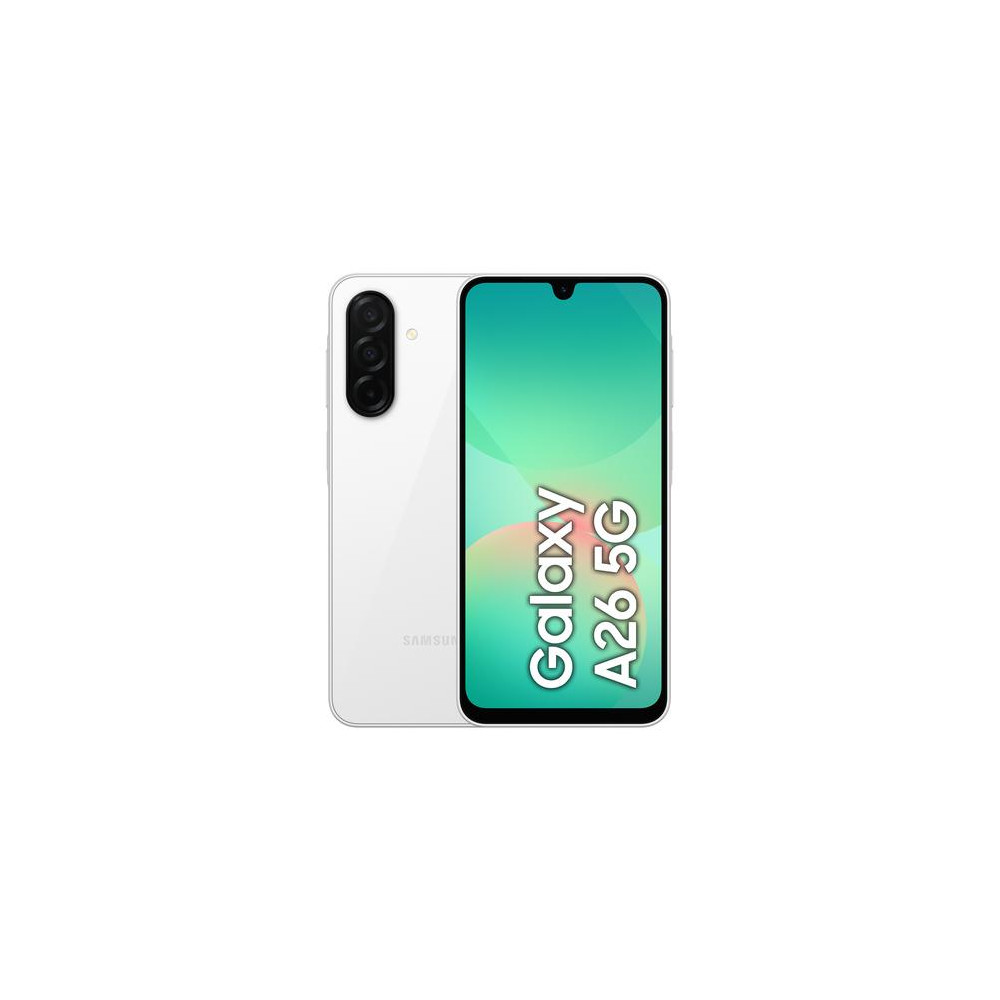 Samsung Galaxy A26 5G, Smartphone con Funzioni intelligenti, Display Super AMOLED 6.7”, 8GB RAM, 256GB, Batteria 5.000 mAh, memo Samsung Galaxy A26 5G, Smartphone con Funzioni intelligenti, Display Super AMOLED 6.7”, 8GB RAM, 256GB, Batteria 5.000 mAh, memo
