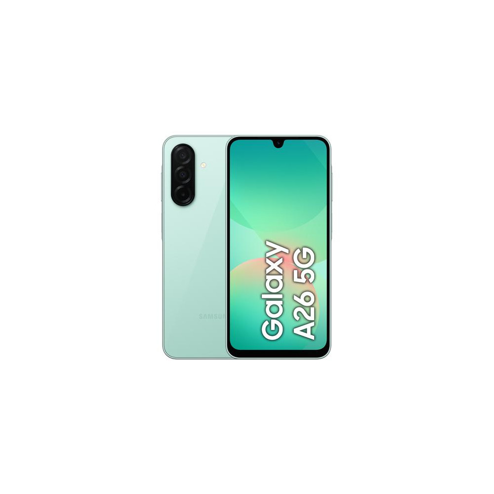 Samsung Galaxy A26 5G, Smartphone con Funzioni intelligenti, Display Super AMOLED 6.7”, 6GB RAM, 128GB, Batteria 5.000 mAh, memo Samsung Galaxy A26 5G, Smartphone con Funzioni intelligenti, Display Super AMOLED 6.7”, 6GB RAM, 128GB, Batteria 5.000 mAh, memo