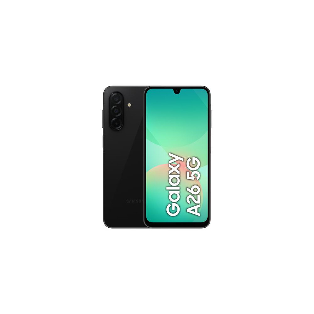 Samsung Galaxy A26 5G, Smartphone con Funzioni intelligenti, Display Super AMOLED 6.7”, 6GB RAM, 128GB, Batteria 5.000 mAh, memo Samsung Galaxy A26 5G, Smartphone con Funzioni intelligenti, Display Super AMOLED 6.7”, 6GB RAM, 128GB, Batteria 5.000 mAh, memo