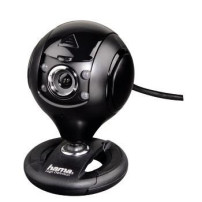 Hama Webcam per PC HD "Spy Protect", HD 720p 16:9, USB+Jack 3,5mm, microfono integrato, 4 led, supporto a clip, protezioni lenti