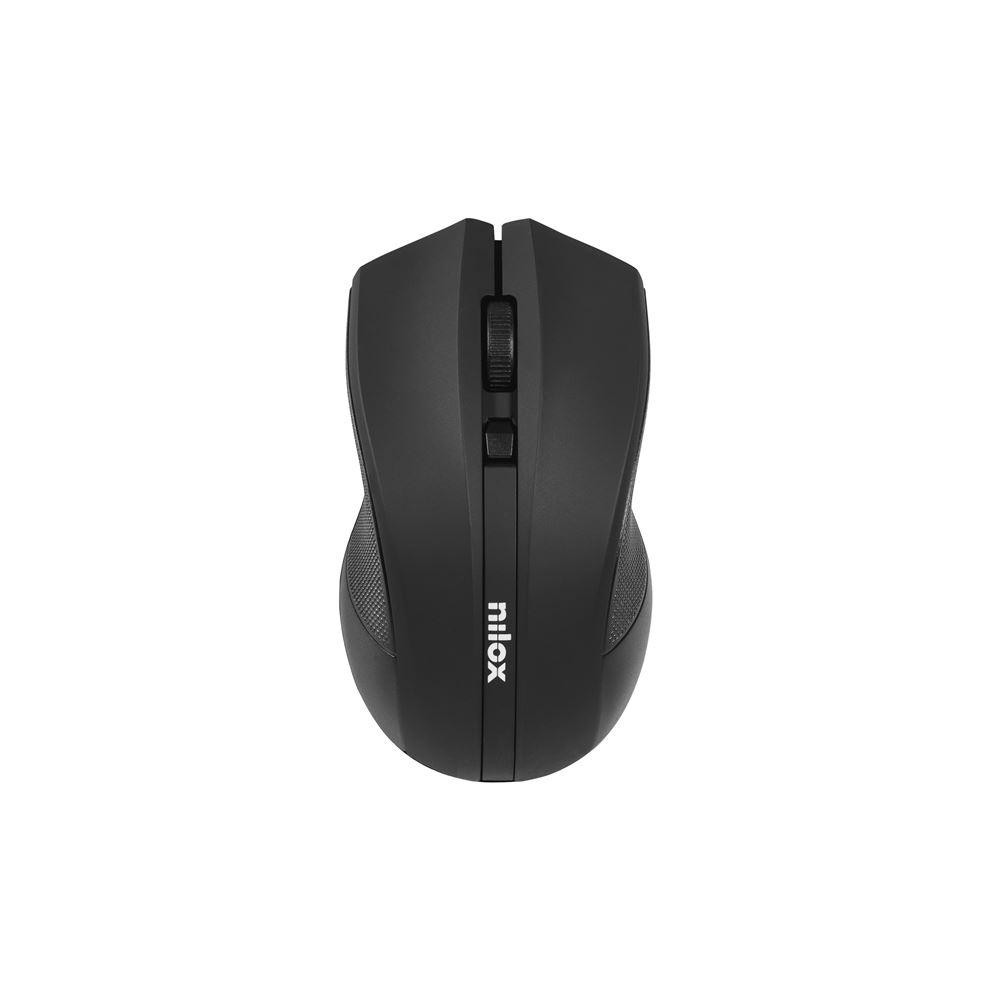 Nilox MOWI1001 mouse Ufficio Ambidestro RF Wireless Ottico 1600 DPI