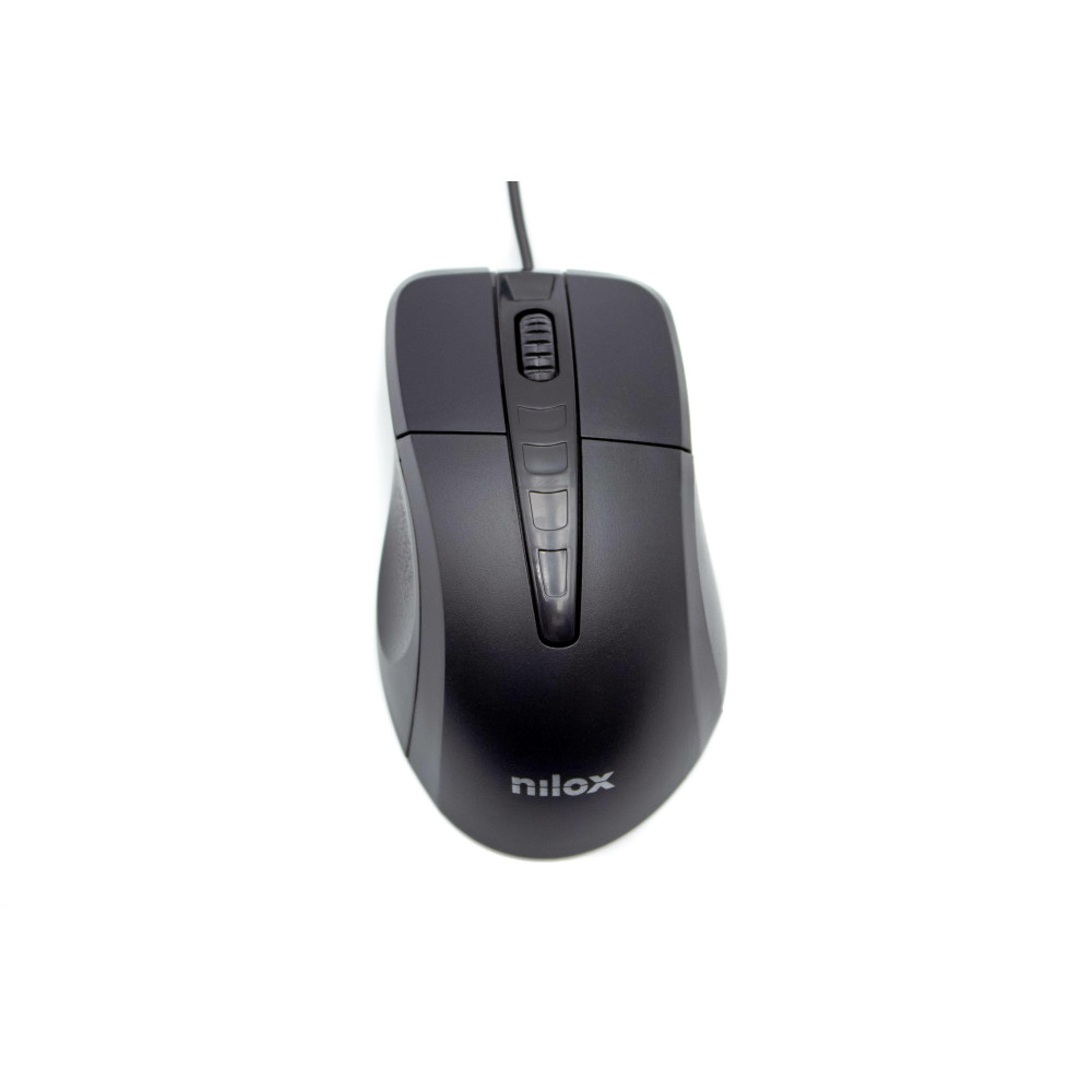 Nilox MOUSB1001 mouse Ufficio Mano destra Ottico 1000 DPI