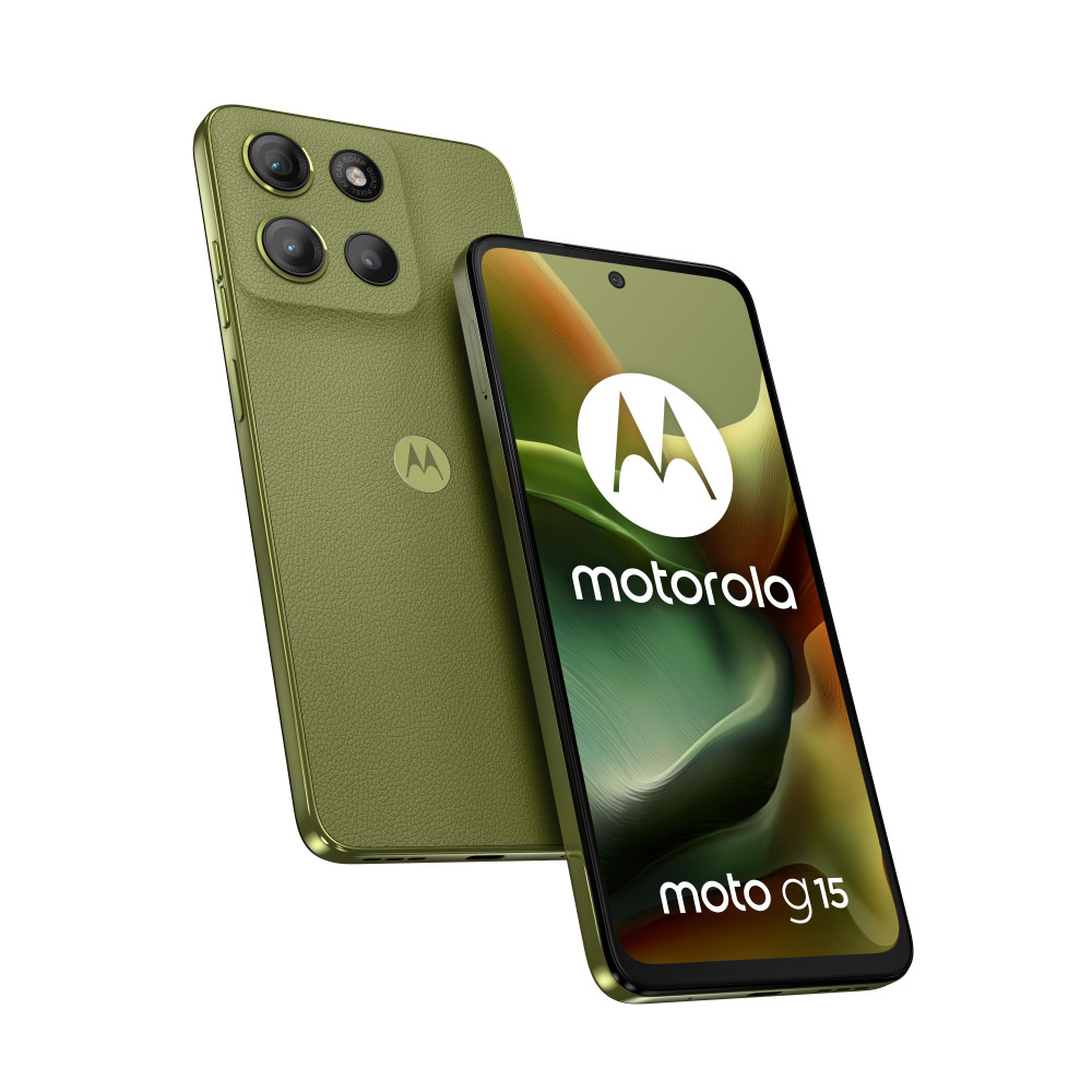 Motorola moto g15 17,1 cm (6.72") Doppia SIM Android 15 4G USB tipo-C 8 GB 256 GB 5200 mAh Verde Motorola moto g15 17,1 cm (6.72") Doppia SIM Android 15 4G USB tipo-C 8 GB 256 GB 5200 mAh Verde